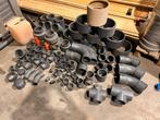 Partij hoge druk PVC materiaal, Doe-het-zelf en Verbouw, Buizen en Afvoer, Ophalen, Bochten, Pvc, Nieuw