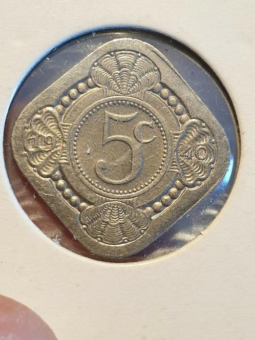 5 cent 1940 nr.2 (06), Postzegels en Munten, Munten | Nederland, 5 cent, Koningin Wilhelmina, Ophalen of Verzenden