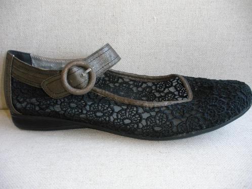 GINO VENTORI ballerina's zwart kant maat 41, Kleding | Dames, Schoenen, Zo goed als nieuw, Ballerina's, Zwart, Ophalen of Verzenden