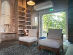 Flexform Zanzibar fauteuils (2), Ophalen, Minder dan 75 cm, Stof, 50 tot 75 cm
