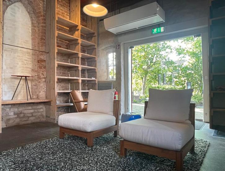 Flexform Zanzibar fauteuils (2), Huis en Inrichting, Fauteuils, Stof, 50 tot 75 cm, Minder dan 75 cm, Ophalen