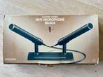 Philips N8404 reporter microfoon set | Vintage | Nw in doos, Ophalen of Verzenden, Zo goed als nieuw, Overige typen