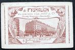 Reclame A Pygmalion, Paris - magasins de nouveautés, Verzamelen, Ansichtkaarten | Themakaarten, Verzenden, Voor 1920, Ongelopen