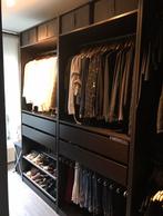 IKEA PAX (hoek)kledingkast donkerbruin 3,5 meter, Ophalen, Zo goed als nieuw, 50 tot 75 cm, 200 cm of meer