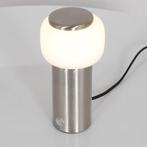 Nieuw moderne lamp tafellamp Steinhauer chroom melkglas, Nieuw, Ophalen of Verzenden, Glas, Modern