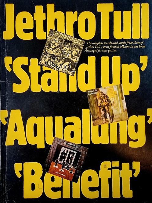 Jethro Tull. Standup Aqualung Benefit. Zeldzaam. Vintage., Muziek en Instrumenten, Bladmuziek, Gebruikt, Artiest of Componist