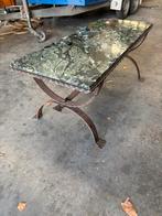 Marmeren Salontafel, Ophalen, Gebruikt, 100 tot 150 cm, 50 tot 100 cm