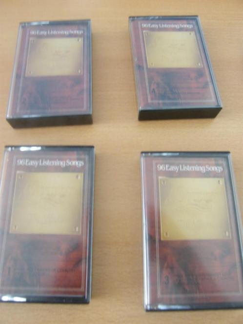 96 easy listening songs, Cd's en Dvd's, Cassettebandjes, Zo goed als nieuw, Origineel, Country en Western, 2 t/m 25 bandjes, Ophalen of Verzenden