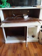 Leuk vintage kastje. Tv kast. Computerkast.
Wit geverfd., Huis en Inrichting, Kasten | Computermeubels, Ophalen, Gebruikt, 70 tot 120 cm
