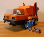 Playmobil vrachtwagen met containers, Ophalen of Verzenden, Gebruikt, Complete set