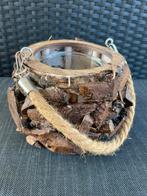 Decoratieve bloempot met koord., Overige materialen, Rond, Binnen, Ophalen of Verzenden