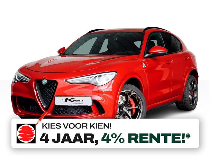 Alfa Romeo Stelvio 2.9 V6 AWD Quadrifoglio | NL auto | Harma, Auto's, Alfa Romeo, Bedrijf, Te koop, Stelvio, 4x4, ABS, Achteruitrijcamera