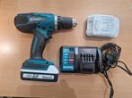 Makita accuboormachine (DF457D) met accu's en lader, Doe-het-zelf en Verbouw, Gereedschap | Boormachines, Ophalen of Verzenden
