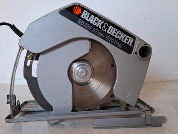 Black & Decker BD229 cirkelzaagmachine, 62mm, 1020W geleider beschikbaar voor biedingen