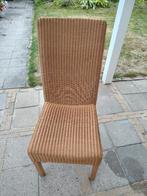 6 Loom eetkamerstoelen in goede staat, Huis en Inrichting, Stoelen, Ophalen, Gebruikt, Bruin, Vijf, Zes of meer stoelen