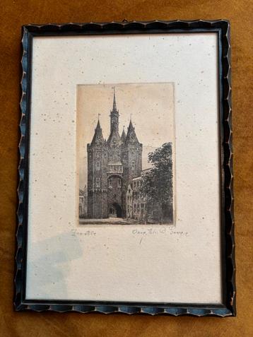 Charmante ets Sassenpoort Zwolle beschikbaar voor biedingen