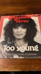 Mariska Veres vinyl single Too young sign Robbie van Leeuwen