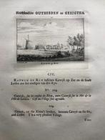 104 / Katwijk aan Rijn Kopergravure 1732, Antiek en Kunst, Ophalen of Verzenden