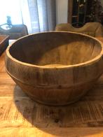 Mooie houten bak, Ophalen, Zo goed als nieuw, Rond, Hout