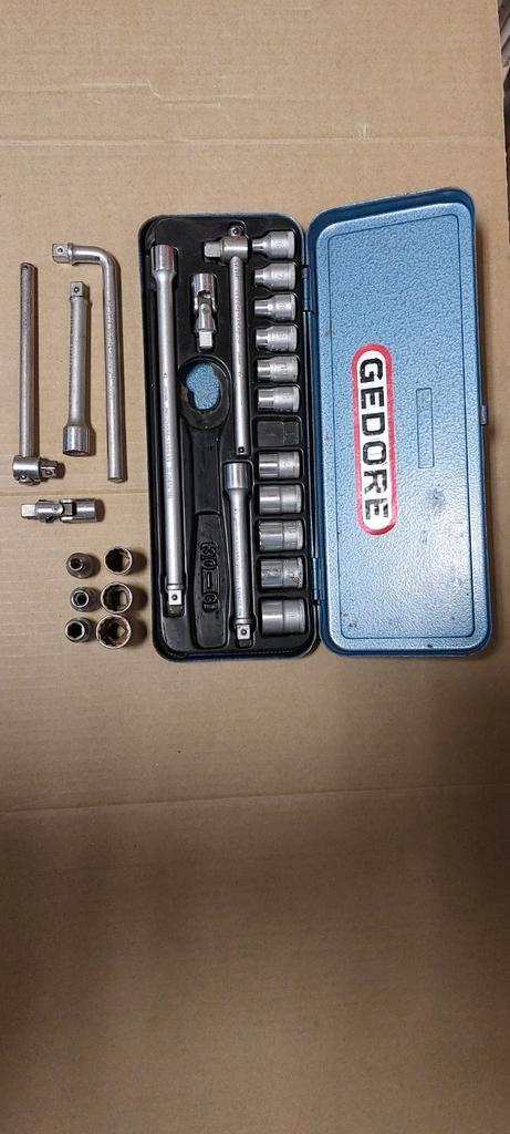 Gedore doppendoos 3/8", Doe-het-zelf en Verbouw, Gereedschap | Handgereedschap, Zo goed als nieuw, Ophalen