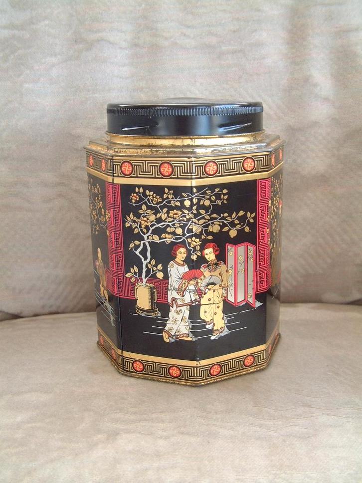 oud blik Chinees nr 1, Verzamelen, Blikken, Gebruikt, Overige, Ophalen of Verzenden