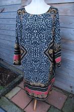 Jurk zwart/ bruin/ offwhite Yoek mt 46/48 Vaste prijs, Kleding | Dames, Yoek, Zwart, Maat 46/48 (XL) of groter, Ophalen of Verzenden