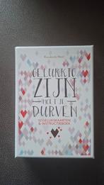 Rosalinda Weel - Gelukkig zijn moet je durven (kaarten), Ophalen of Verzenden, Zo goed als nieuw