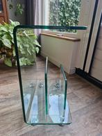 Glazen lectuurtafel, Huis en Inrichting, Ophalen, Zo goed als nieuw