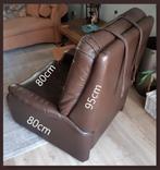 Leren relaxstoel, Ophalen, Gebruikt, Comfortabel, 75 tot 100 cm