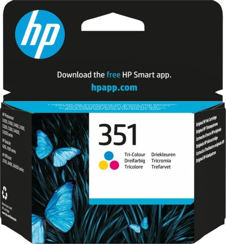 HP 351 - Inktcartridge / Tri-colour, Computers en Software, Printerbenodigdheden, Nieuw, Cartridge, Verzenden