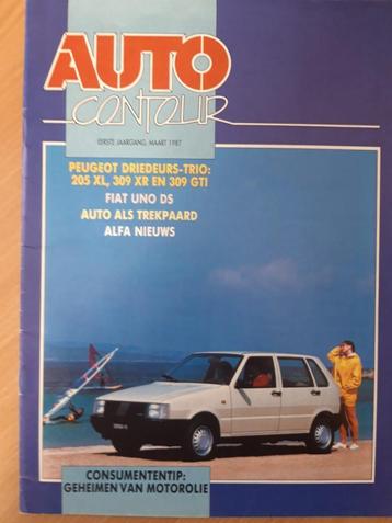 Auto Contour mrt 1987 – Test Peugeot 205, P 309, Uno DS beschikbaar voor biedingen