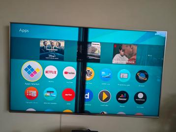 58" PanasonicTX-58EXW784 4k, Strepen in het beeld! beschikbaar voor biedingen