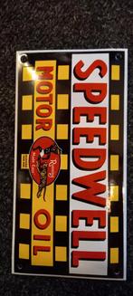 Echt emaille reclame bordje zie foto, Verzamelen, Ophalen of Verzenden, Reclamebord