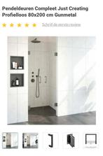 Douchedeuren 80x200 gunmetal, Huis en Inrichting, Ophalen, Nieuw