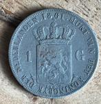 1 gulden 1861 Willem III, Postzegels en Munten, Munten | Nederland, Ophalen, 1 gulden, Koning Willem III, Zilver