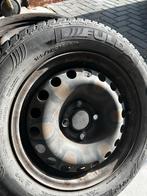 Velgen met All-Season banden 4x100, Auto-onderdelen, Banden en Velgen, Ophalen, 14 inch, Gebruikt, Banden en Velgen