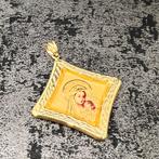 14 karaat gouden hanger heilige maria kruis jezus
