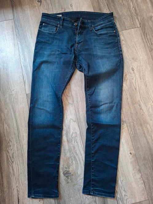 G-star Revend Super Slim jeans, 33-32, Kleding | Heren, Spijkerbroeken en Jeans, Gedragen, W33 - W34 (confectie 48/50), Blauw