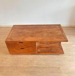 Massief Teak Salontafel 120x70x40 cm, Huis en Inrichting, Ophalen, Gebruikt, 100 tot 150 cm, Teakhout