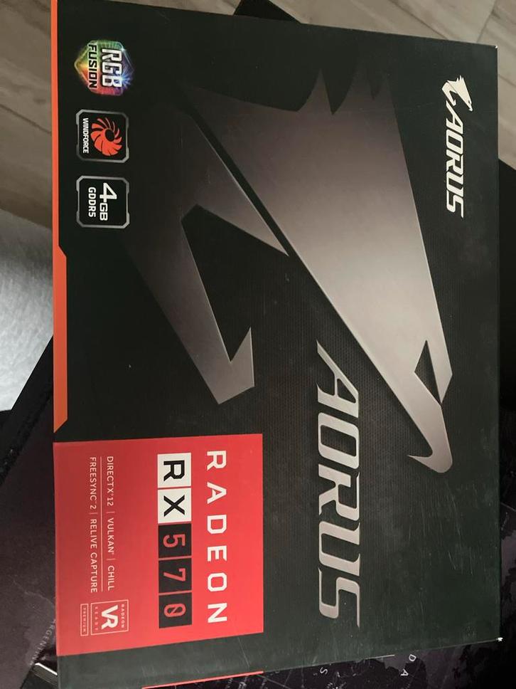 Gigabyte Aorus AMD Radeon RX 570 - Topkaart!, Computers en Software, Videokaarten, Gebruikt, AMD, PCI-Express 3.0, GDDR5, HDMI