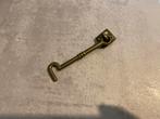 Deurhaak messing 10,5 cm lang, Ophalen of Verzenden, Nieuw, Koper of Messing, Overige typen