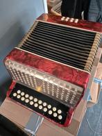 Hohner Erica knopaccordeon, Muziek en Instrumenten, Accordeons, Gebruikt, Met riemen, 32-bas, Knopaccordeon