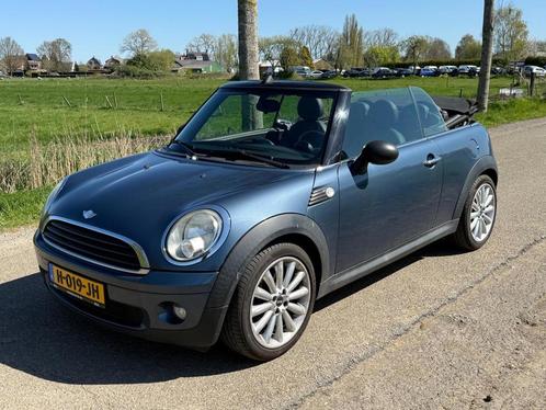 Mini Cooper Cabrio 1.6 One Pepper APK 02-2026 Airco, Auto's, Mini, Bedrijf, Te koop, Cabrio, ABS, Airbags, Airconditioning, Alarm