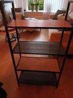 Boekenkast zwart/naturel - 119x64,5x30 cm, Ophalen, Zo goed als nieuw