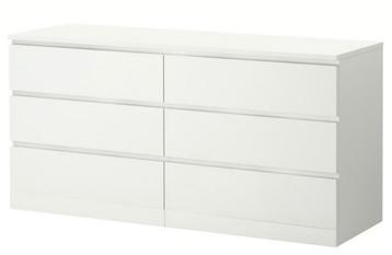 IKEA Malm Ladekast - 6 Laden beschikbaar voor biedingen