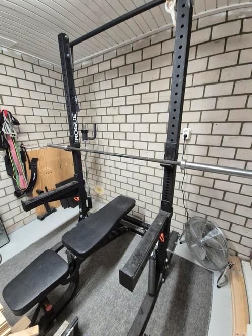 SML-2 Rogue 90" Monster Lite Squat Stand, Sport en Fitness, Fitnessapparatuur, Gebruikt, Krachtstation, Metaal, Ophalen