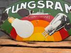TUNGSRAM emaille reclamebord, Antiek en Kunst, Antiek | Emaille, Ophalen of Verzenden