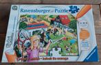 Tiptoi puzzel De Manege (Ravensburger), Ophalen of Verzenden, Zo goed als nieuw, Puzzelen, Met geluid