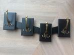 Vintage Wandkapstok met 4 Haken, Wandkapstok, Gebruikt, Ophalen of Verzenden, Minder dan 100 cm