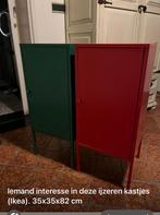 Retro metalen kastjes., Huis en Inrichting, Kasten | Lockerkasten, Ophalen, Zo goed als nieuw, Retro